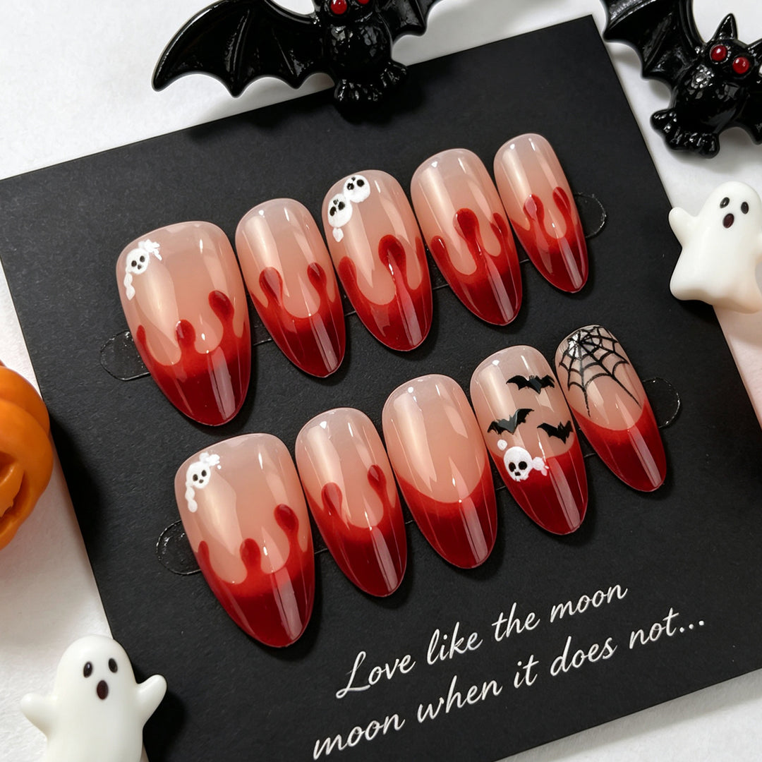 Halloween-Themed Press-On Nails