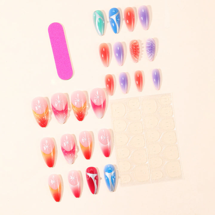 Artistic 3D Acrylic Nail Enhancements Kalsten