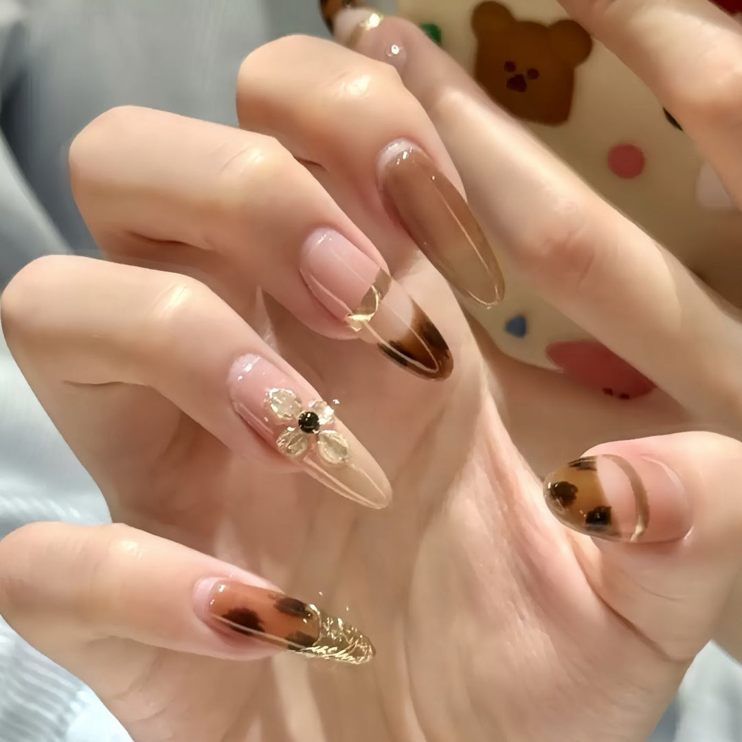 Premium Glamorous Press-On Nail Extensions Kalsten