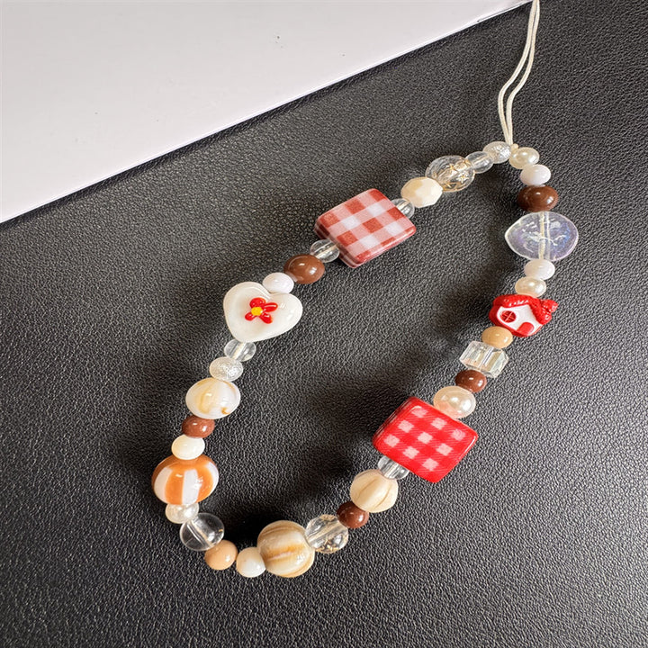 Beaded Decorative Charm Lanyard Kalsten