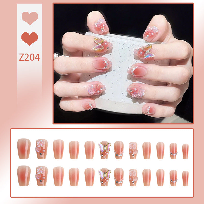 Decorative Press-On Nail Design Set