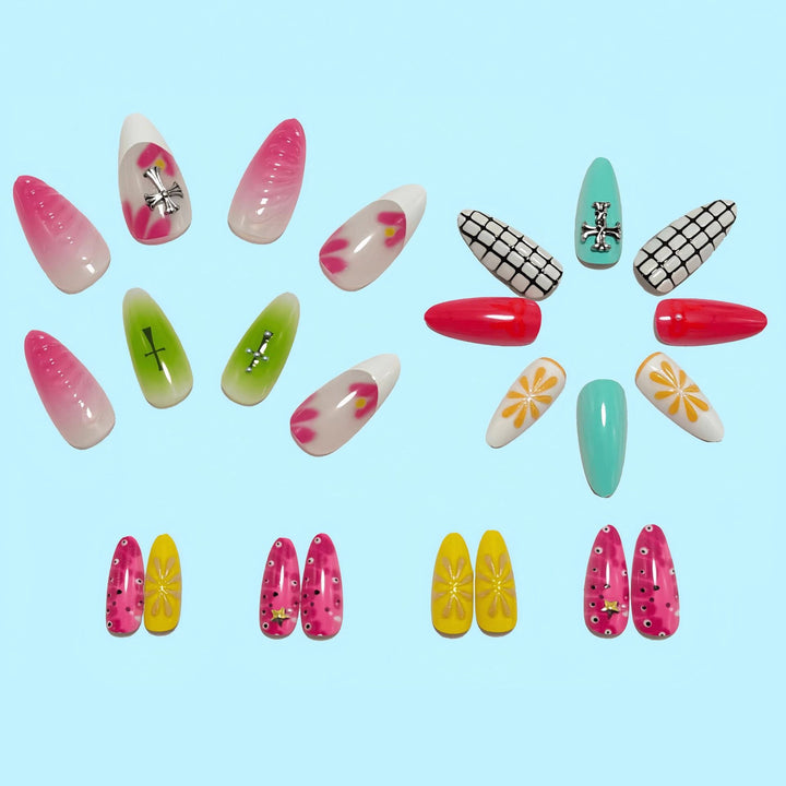 Artificial nails with creative design and 3D applications Kalsten