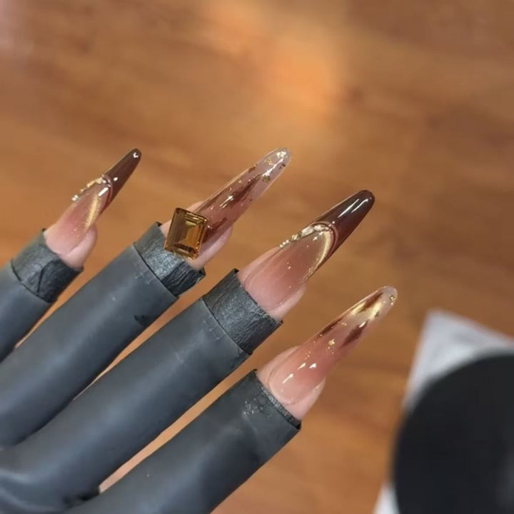 Elegant Stiletto Nail Art Tips