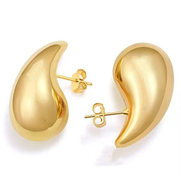 Elegant Curved Stud Earrings Kalsten