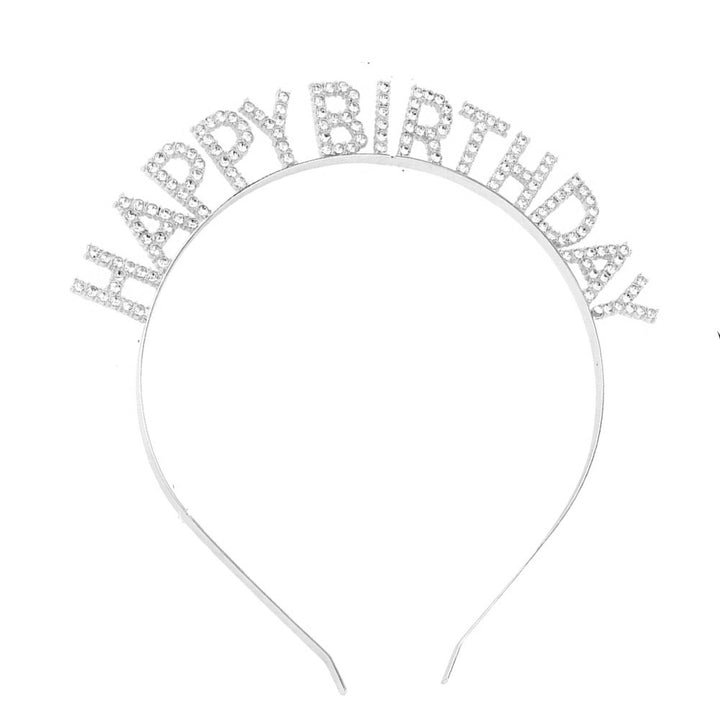 Ladies Glittering Headband with "Happy Birthday" Inscription Kalsten