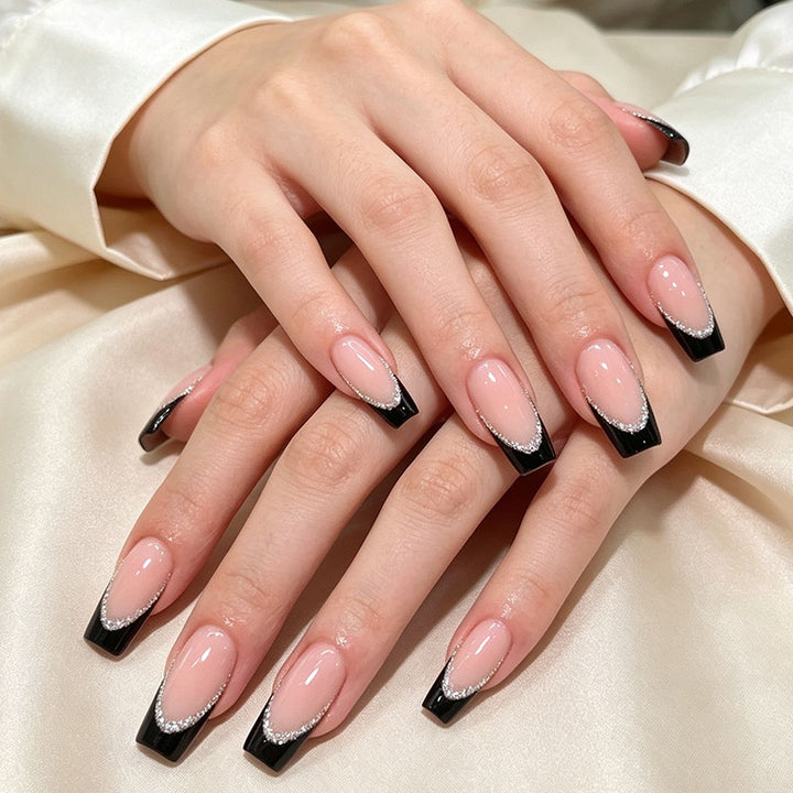 Extended Acrylic French Tip Nail Enhancements Kalsten