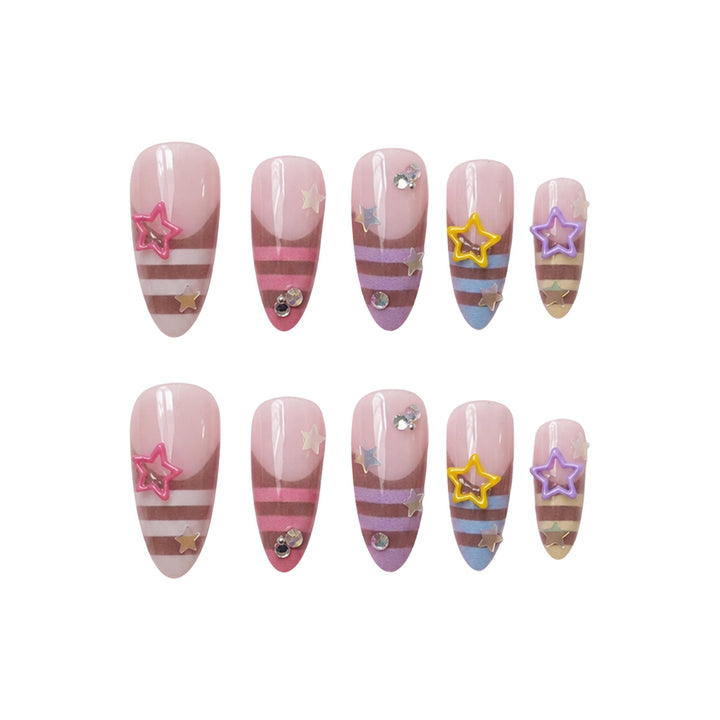 Artistic Stiletto Nail Decorations