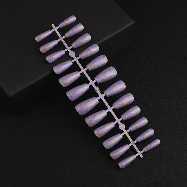 Artificial Nail Set with Elegant Glitter Effect Kalsten