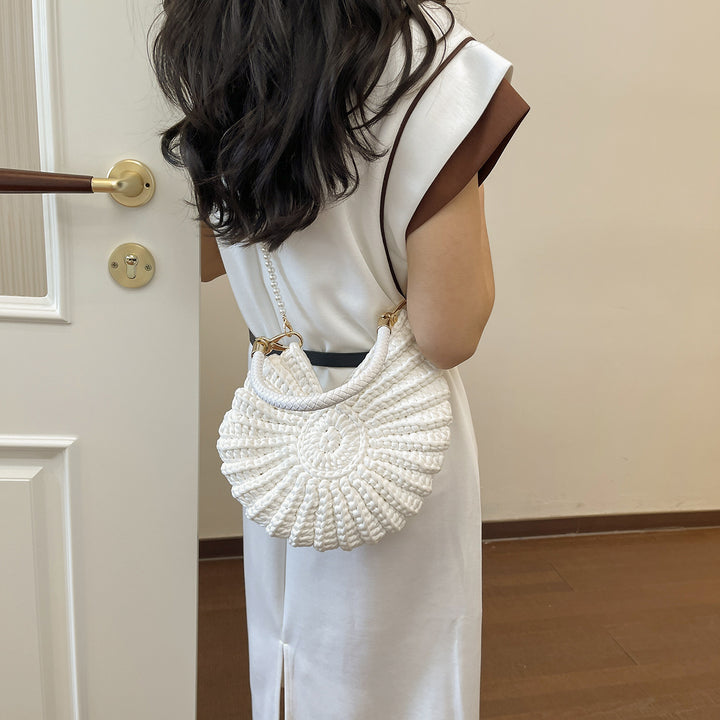 Handmade Crossbody Bag in Shell Design Kalsten