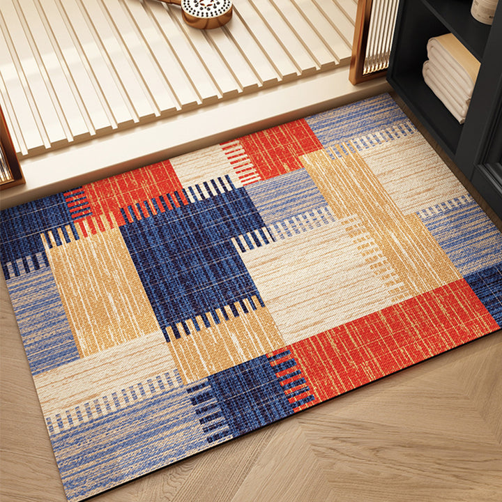 Artistic Mosaic Pattern Area Rug for Home Decor