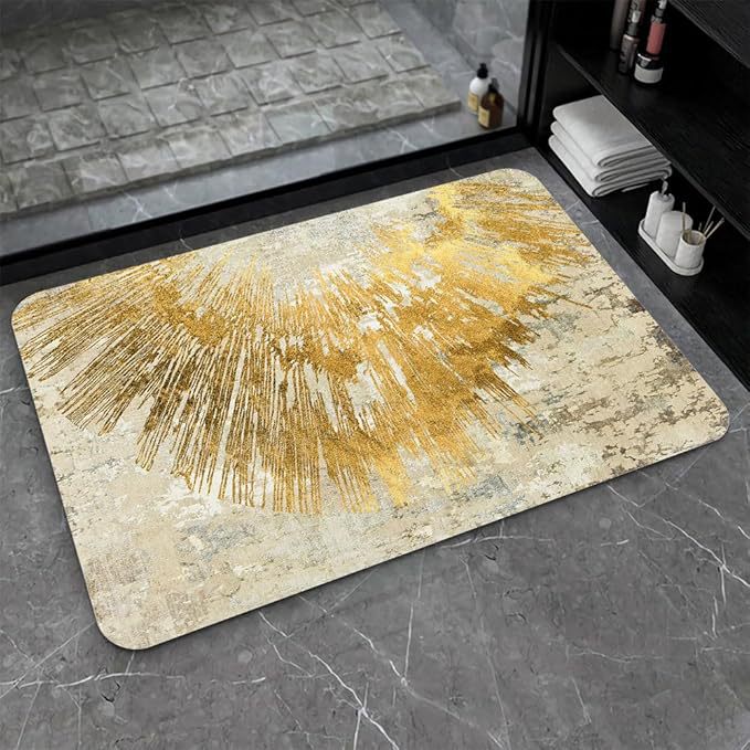 Stylish Water-Resistant Bath Mat Kalsten