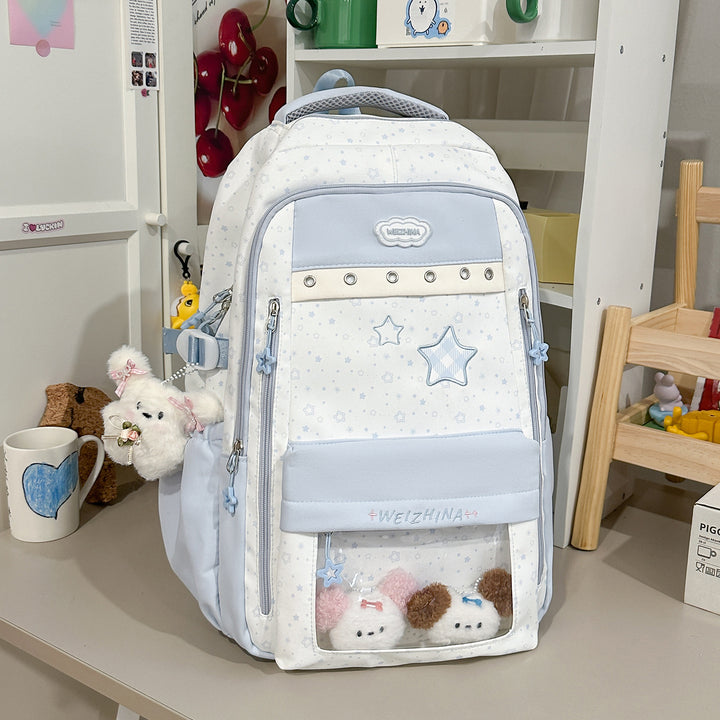 Transparent Pocket Backpack Kalsten