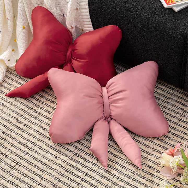 Bow-shaped luxury decorative pillow with soft polyester filling Kalsten