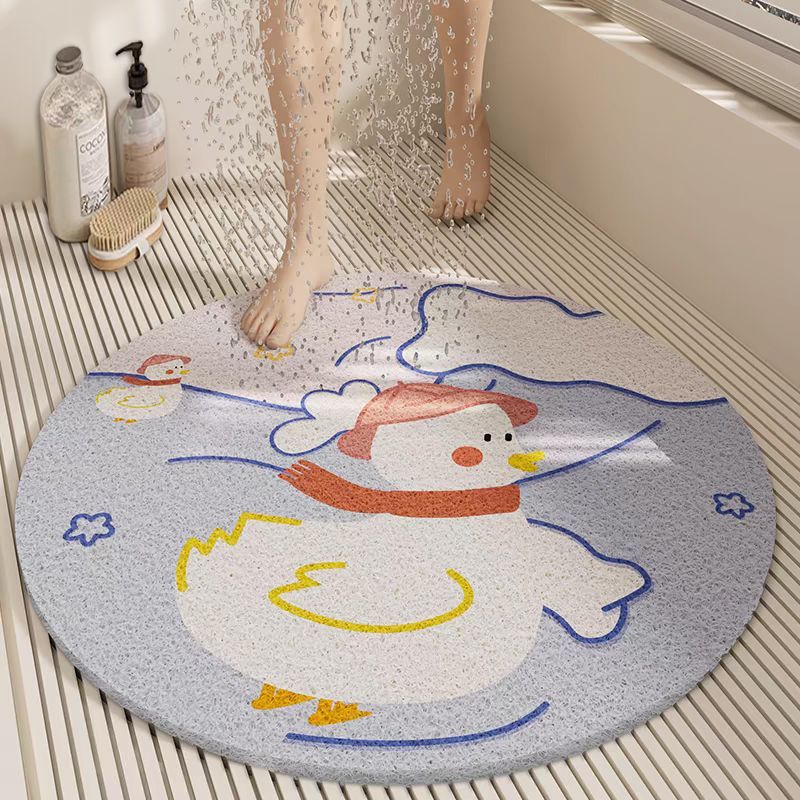Floral Shaped Bath Mat Kalsten
