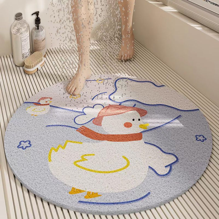 Floral Shaped Bath Mat Kalsten