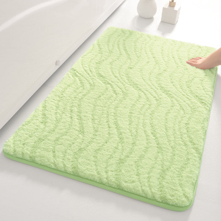 Soft Wave Pattern Bathroom Mat Kalsten