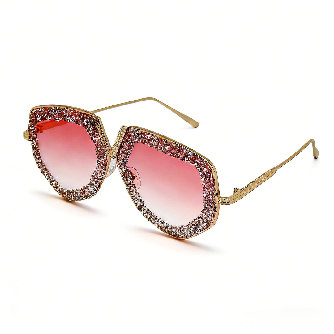 Ladies fashionable sunglasses with sparkling frame and elegant shape Kalsten