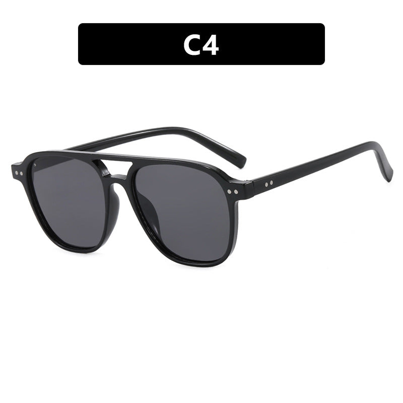 Women’s modern square sunglasses with robust design and UV protection Kalsten