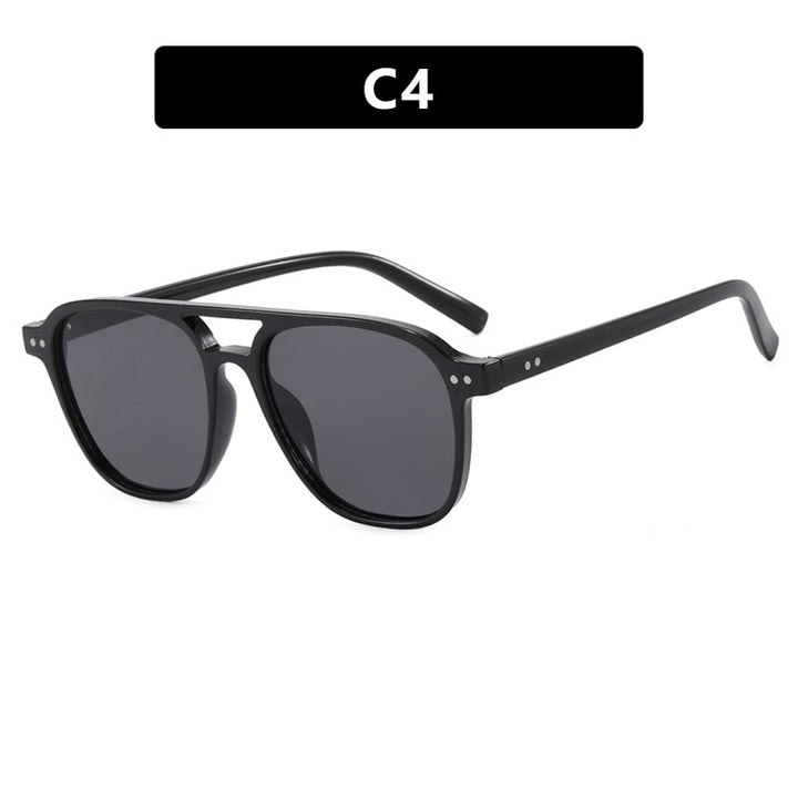 Women’s modern square sunglasses with robust design and UV protection Kalsten
