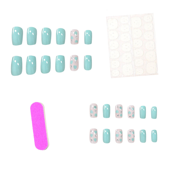 Heart-Inspired Nail Art Design Kalsten