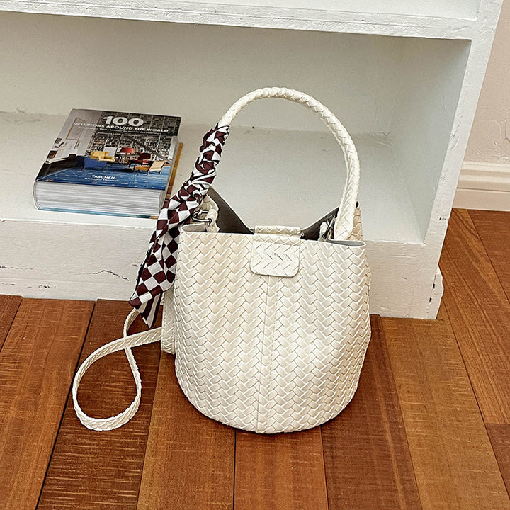 Woven Bucket Handbag