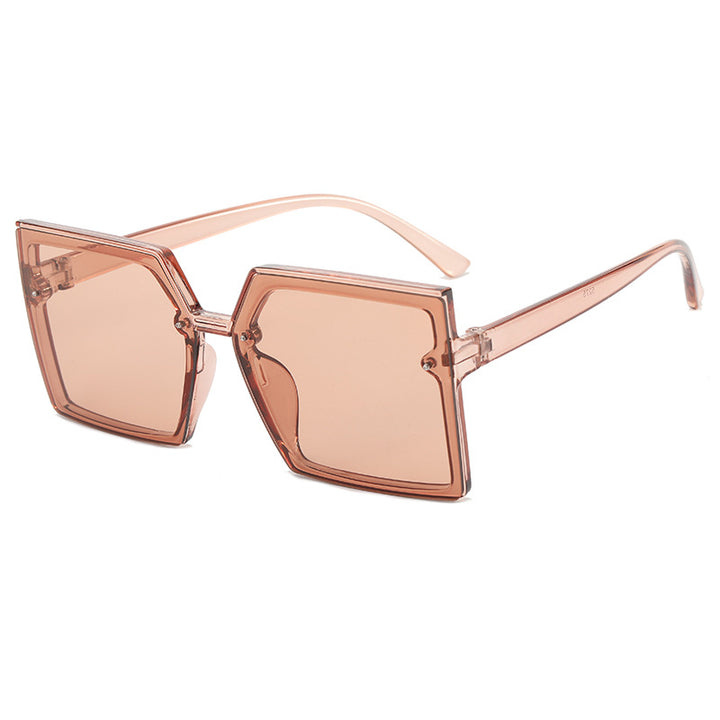 Women's stylish oversized sunglasses with geometric design Kalsten