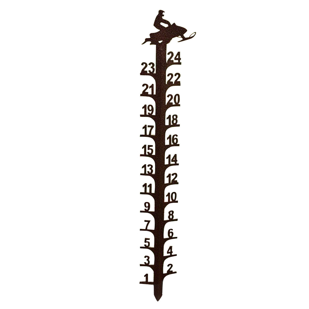 Skiing-Themed Growth Chart