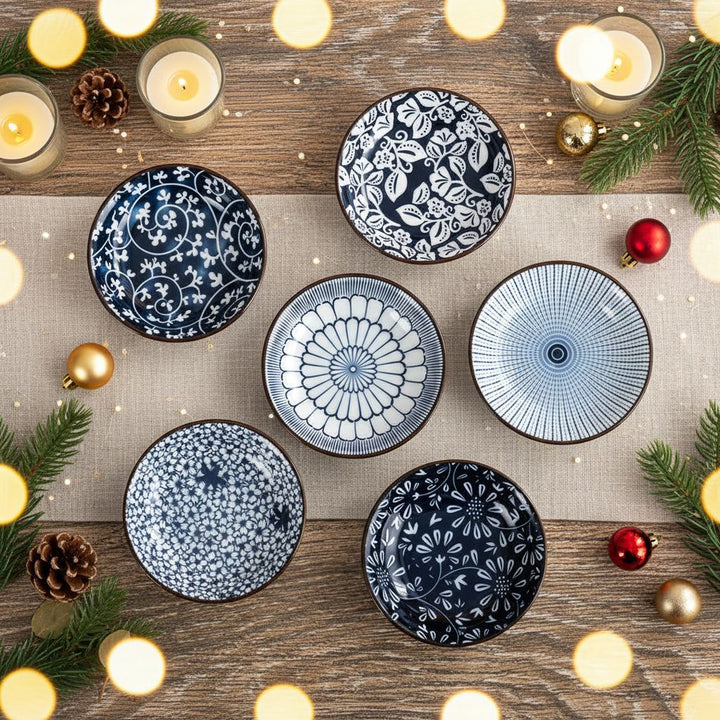 Decorative Asian-Inspired Small Serving Bowls