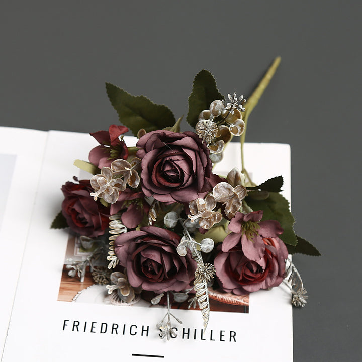 Faux Floral Bouquet for Indoor Home Decor