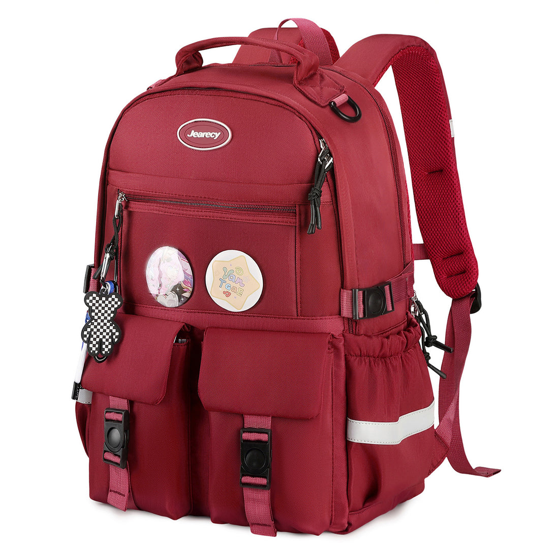 Versatile Cartoon-Embellished Casual Backpack Kalsten
