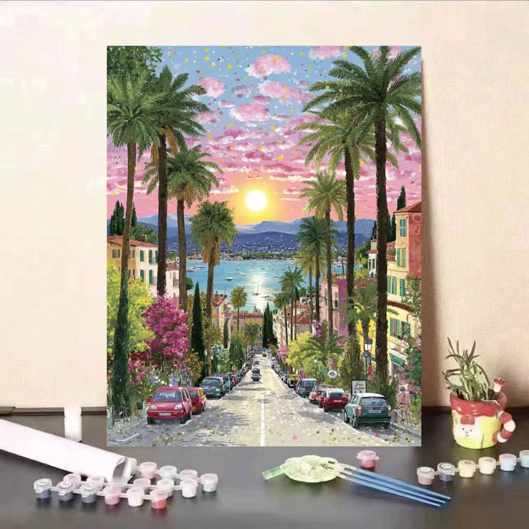 DIY Scenic Coastal Painting Kit Kalsten