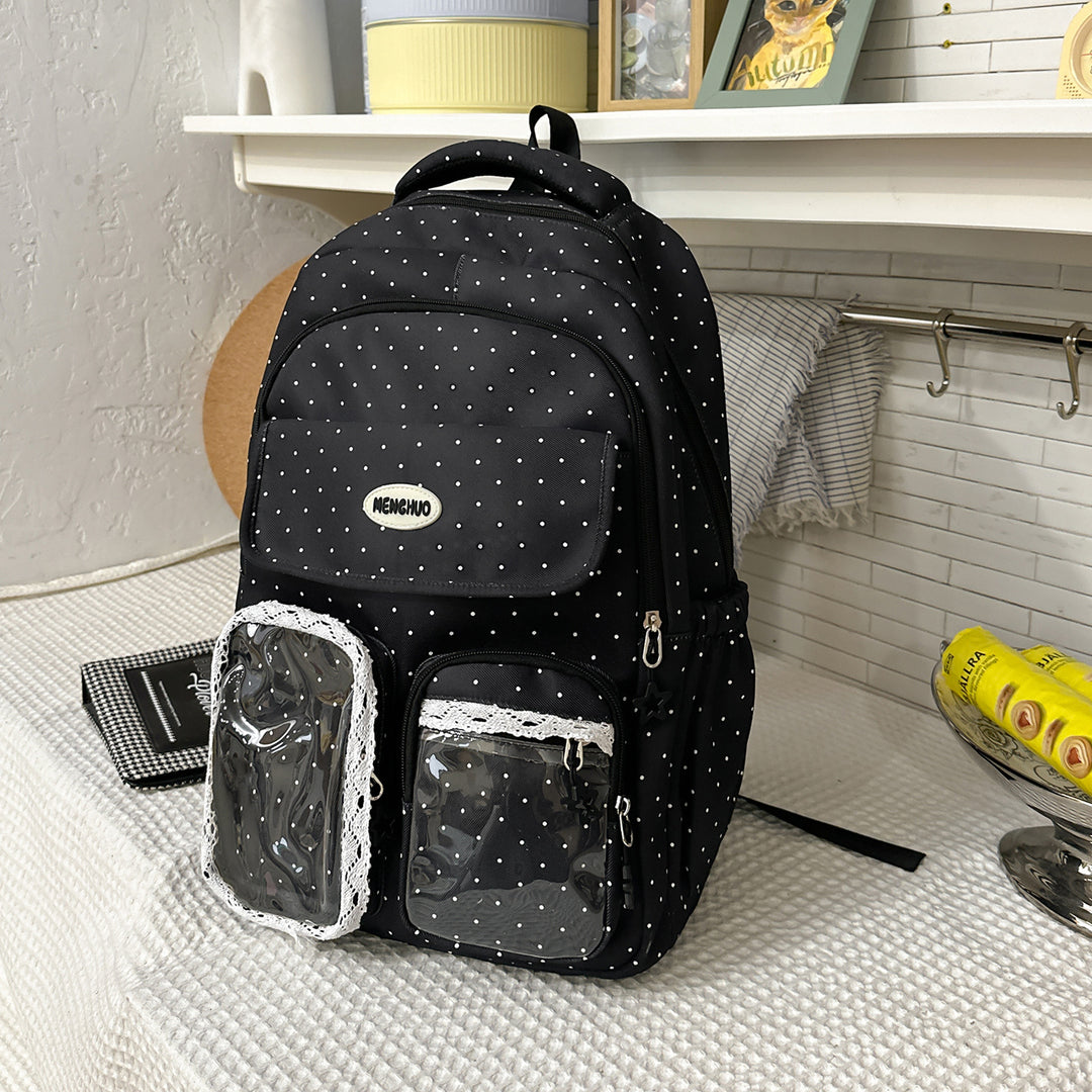 Stylish Multi-Pocket Patterned Backpack Kalsten