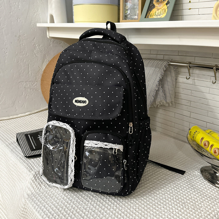 Stylish Multi-Pocket Patterned Backpack Kalsten