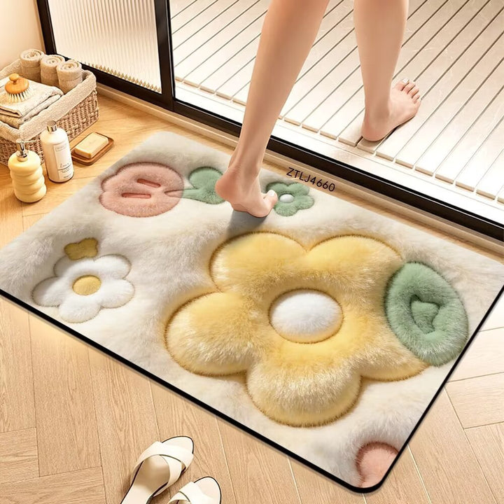 Plush Money-Themed Bath Mat Kalsten