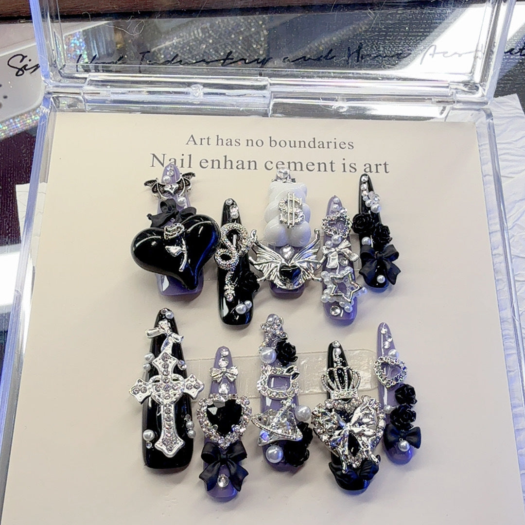 Artistic Gothic Nail Art Design Set