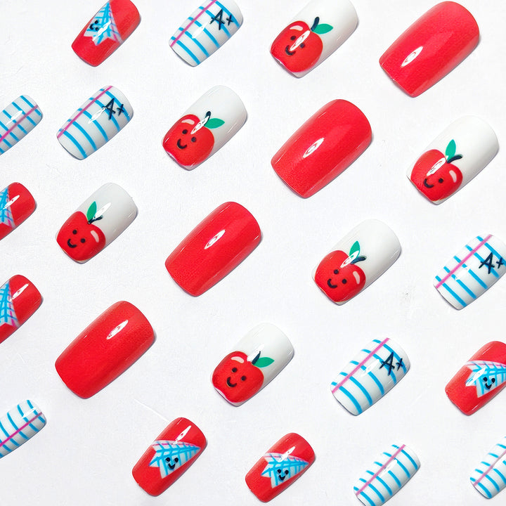 Creative School-Themed Nail Art Kalsten
