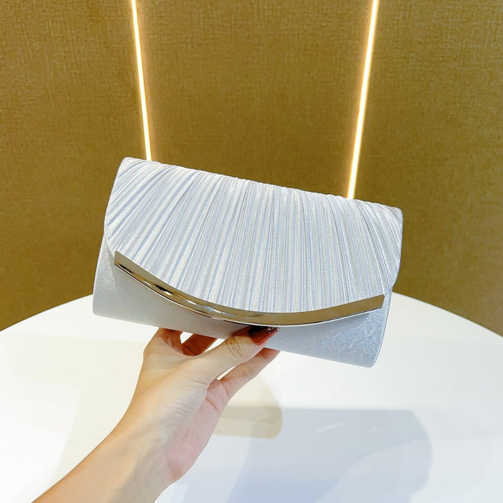 Elegant Pleated Evening Clutch