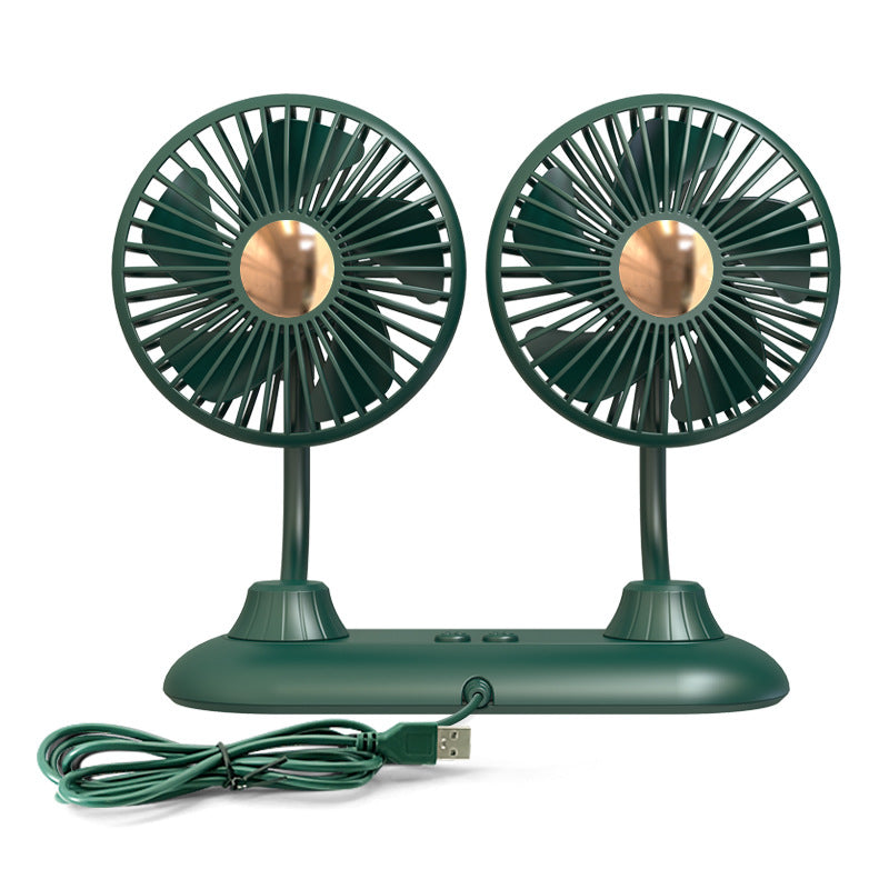 Portable Dual Adjustable USB Desk Fan Kalsten