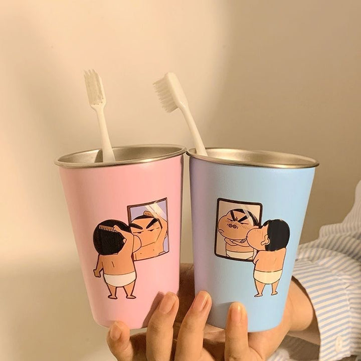 Funny drinking cup with humorous illustration design Kalsten