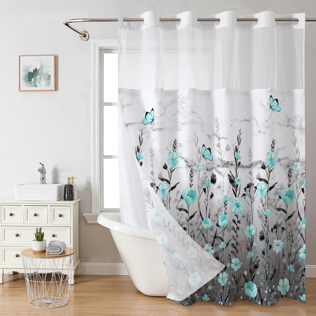 Floral Design Shower Curtain Kalsten