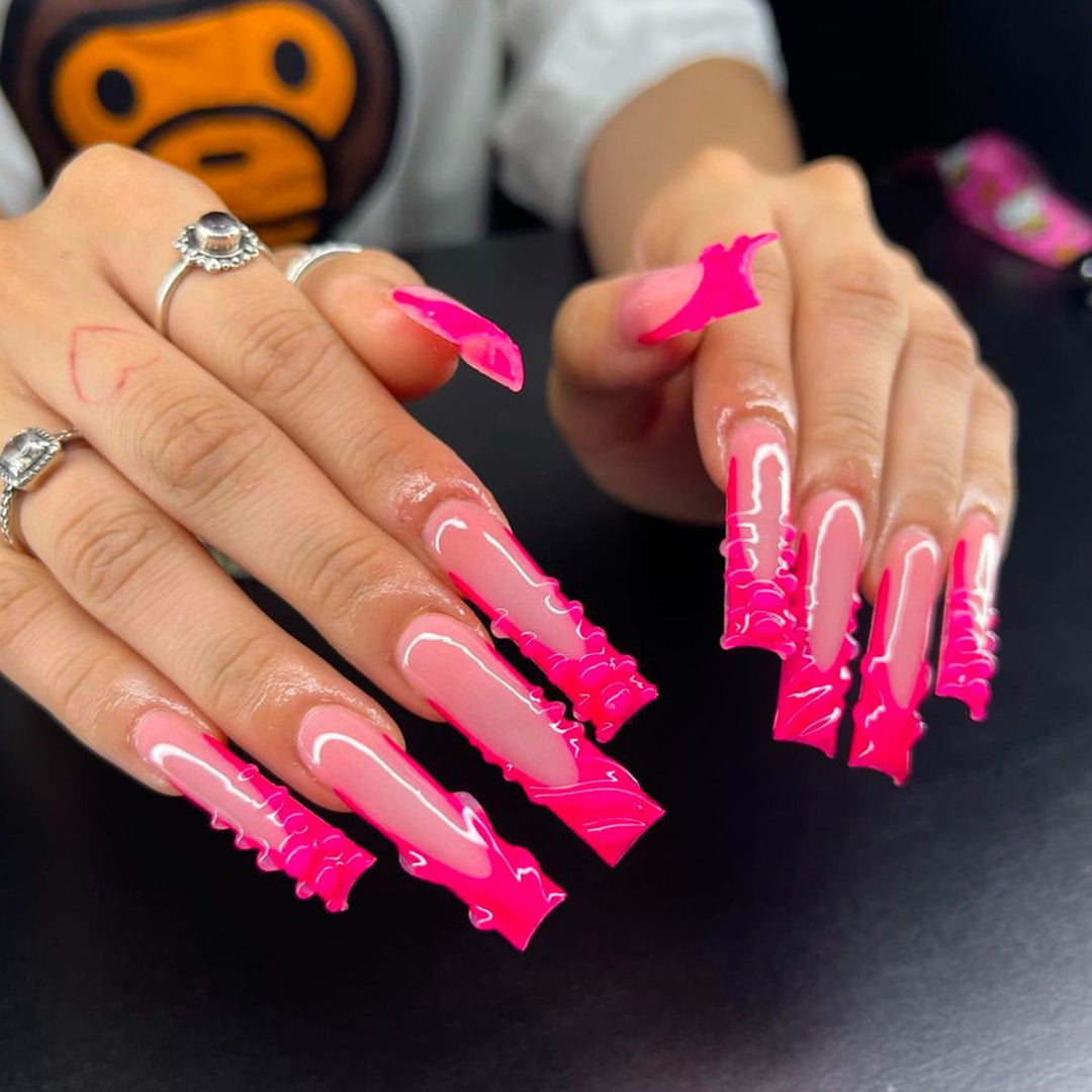 Creative Long Acrylic Nail Extensions Kalsten
