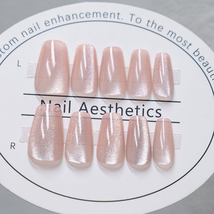Elegant Glittery Press-On Nails