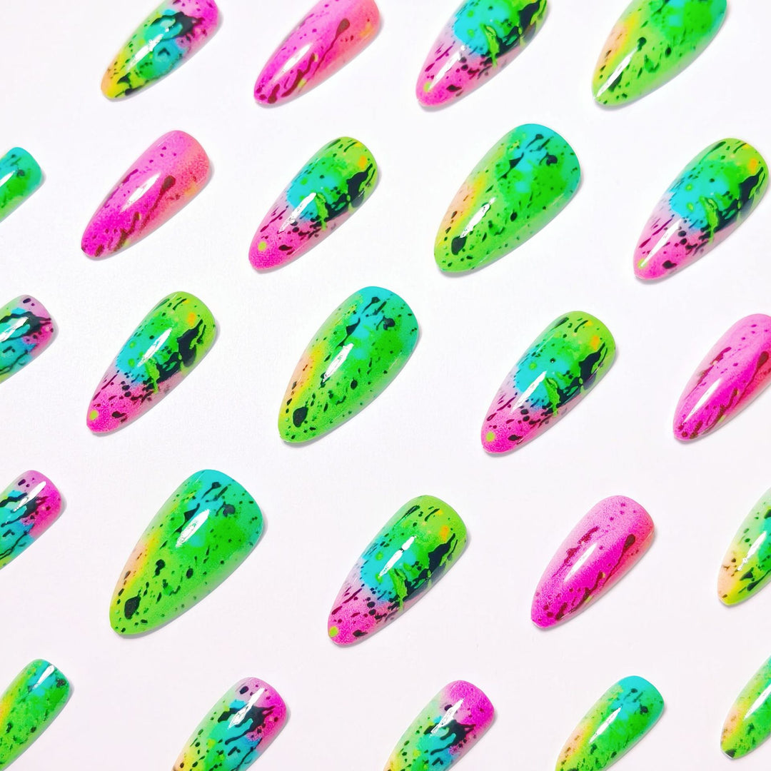 Creative Neon Nail Art Kalsten