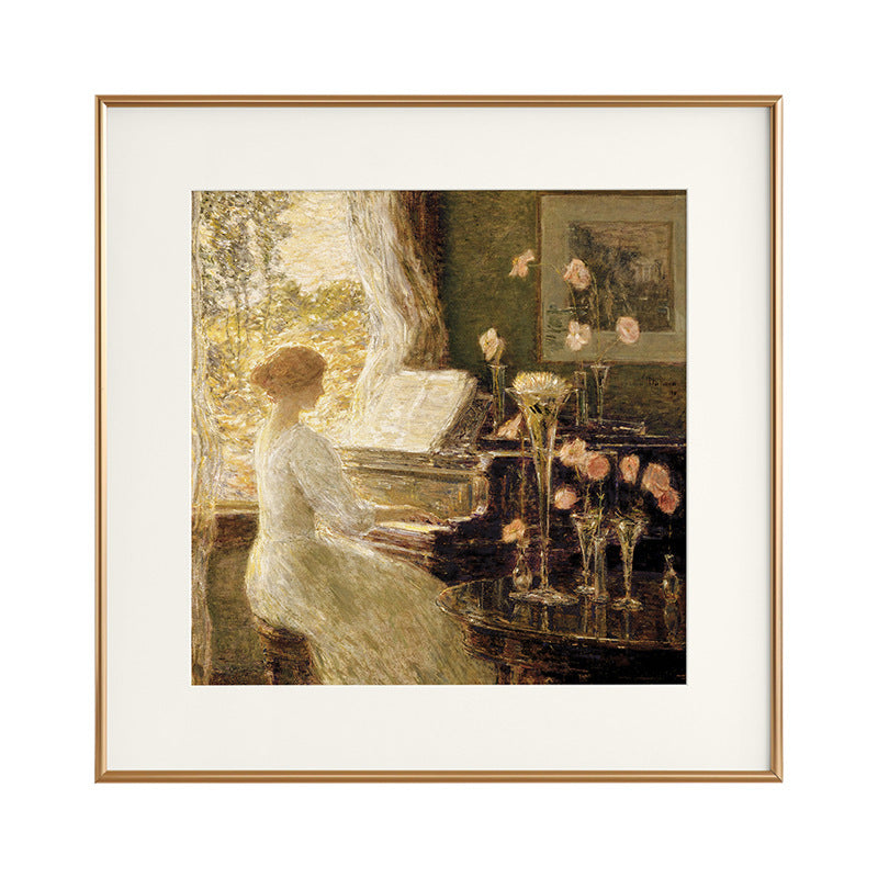 Framed Vintage Musical Artwork
