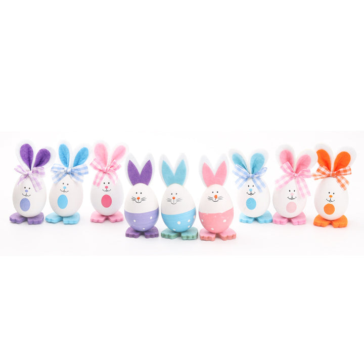 Decorative Bunny-Themed Easter Egg Ornaments Kalsten