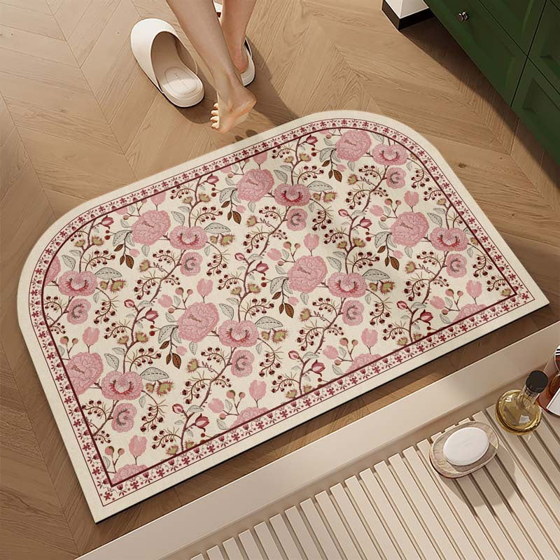 Decorative Floral Area Mat