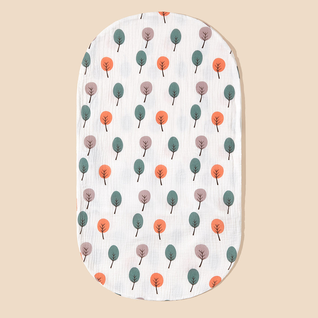 Cotton Muslin Crib Mattress Protector kalsten