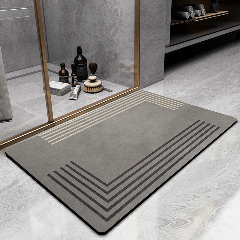 Modern Geometric Design Bath Mat