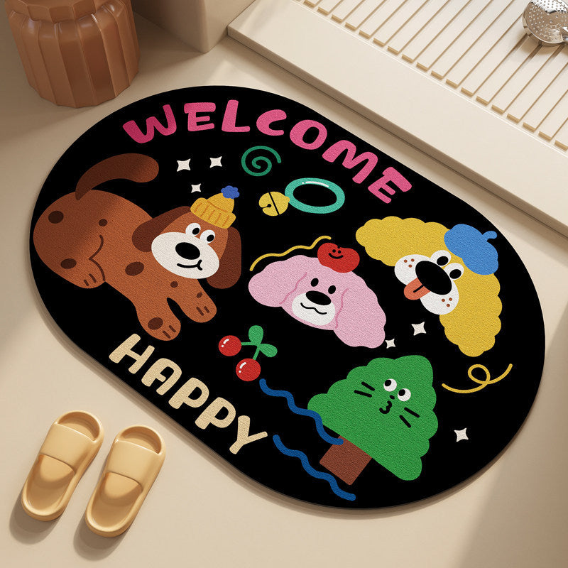 Decorative Bath Mat Kalsten