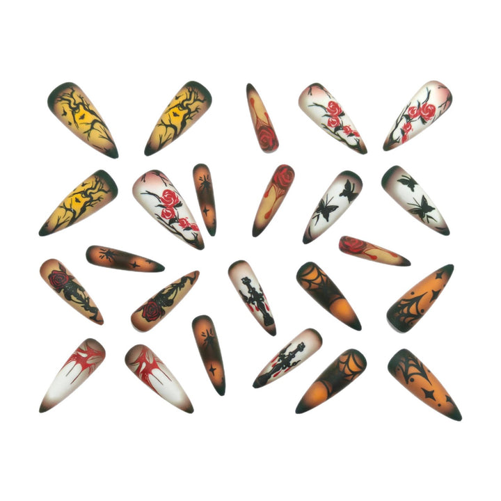 Artificial nails with Halloween motifs Kalsten